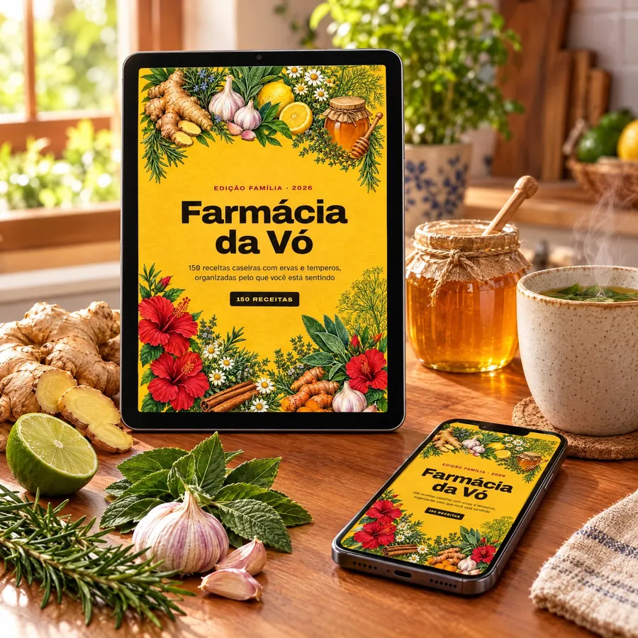Farmácia da Vó aberto no tablet e no celular